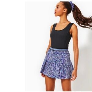 Lilly Pulitzer Luxletic Pineapple Park Romper and Scrunchies - Medium